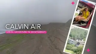 Aerial Adventure to Montserrat: Nadia Dyson & Martin's Helicopter Journey!