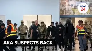 WATCH | Ndimande brothers charged with AKA and Tibz murders arrive back in South Africa