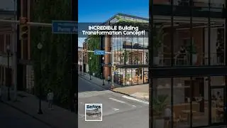 INCREDIBLE Building Transformation Concept! 🤯 #shorts