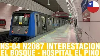 Metro De Santiago | NS-04 N2087 interestacion El Bosque - Hospital El Pino