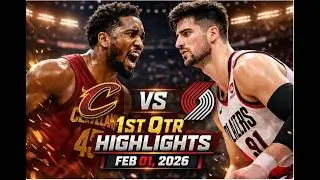 Cleveland Cavaliers vs Portland Trail Blazers 1st Qtr Highlights Feb 01. 2026 | NBA Today