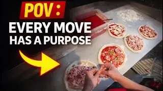 POV Pizza Making &ndash; Every Move Has a Purpose 🍕