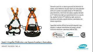 ARNESES DE LINIERO PARA TRABAJOS EN ALTURA