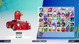 Sonic Racing: CrossWorlds (PS4) - Blinky DLC Gameplay
