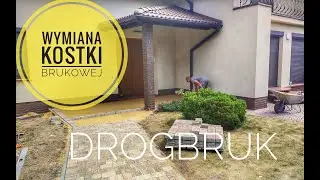Chodnik z kostki brukowej przed domem w ogrodzie | zr&oacute;b to sam #brukarzyoutube #paving #Drogbruk