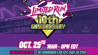 Limited Run Retail | 10-Year Anniversary Celebration Begins on 10/25!