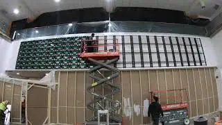 Transformation Church Absen LED Wall Install - Timelapse Video
