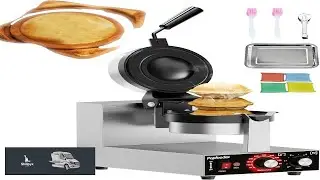 Ufo Burger Maker Machine 110V Electric Ufo Sandwich Maker w Adjustable Temperature