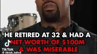 Pro basketball player retired at 32 with millions and is unhappy.