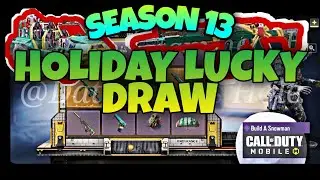 SEASON 13 LUCKY DRAW LEAKED | HOLIDAY LUCKY DRAW | CODMOBILE LEAKS | SNOW MAN EMOTE | FREE CP LINK