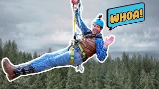 Treetop Zipline Adventure with Cowboy Jack | Outdoor Fun for Kids