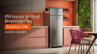 PKFreezer Vertical Brastemp Flex Frost Free 276L - BVR28PB/BVR28PK