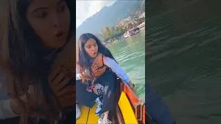Boating in Nainital 🤩 #priyalkukreja #shorts #ytshorts