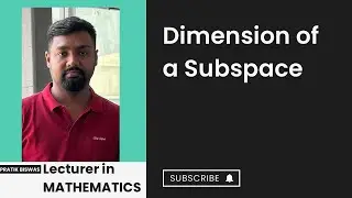 A tricky problem of GATE on &ldquo;Dimension of a Subspace&rdquo;