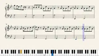 LALALILALA - APRIL Piano Tutorial (EASY) FREE SHEETS