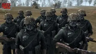 Elite Brandenburger squad against Soviet platoon. Call to Arms - Gates of Hell editor scenario