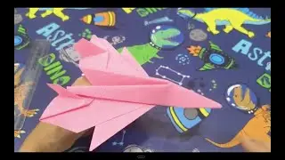 Craft paper plane for kids - F-5C Skoshi Tiger fighter jet