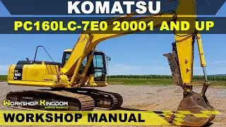 KOMATSU PC160LC-7E0 20001 AND UP Workshop Service Repair Manual - English - PDF Download