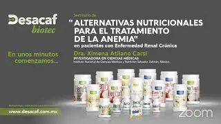 ALTERNATIVAS NUTRICIONALES PARA EL TRATAMIENTO DE LA ANEMIA en pacientes con ERC