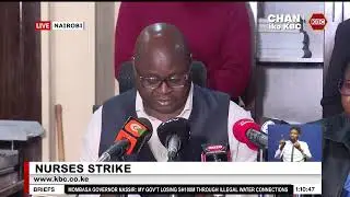 KNUN Secretary General Seth Panyako remarks on the nurses' strike
