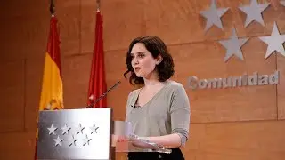 Comparecencia de la presidenta de la Comunidad de Madrid, Isabel D&iacute;az Ayuso
