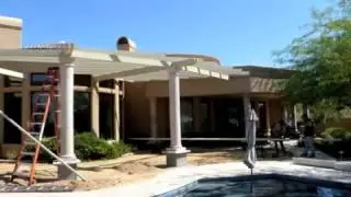 Booth Built Patio Products install a partial shade patio cover in Phoenix