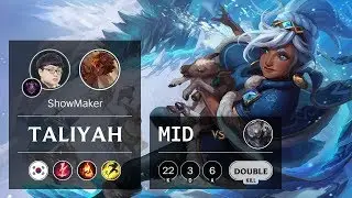Taliyah Mid vs Diana - KR Master Patch 9.6