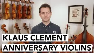 Klaus Clement Anniversary Series V3 Violins ***SOLD***