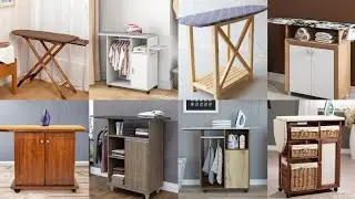 Iron stand design wood/Iron table ideas/Iron folding table/
