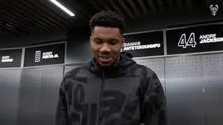 &ldquo;Incredible accomplishment.&rdquo; &mdash; Giannis on passing Kareem for most 30-10-5 games