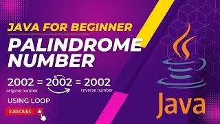 Palindrome Number Program in Java | Check Number is Palindrome Number or Not ICSE board 