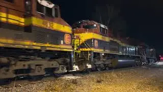 Fabulous NB 3 unit led CPKC grain train on the Desoto sub heading towards iron mountain junction