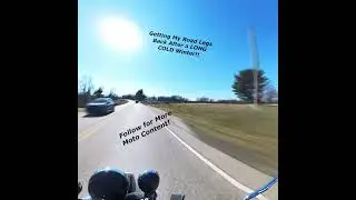 Getting My Road Legs Back after a LONG COLD Winter! Follow for more Moto Content!