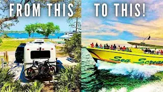 RV Camping at St. Andrews State Park | Dolphin Cruise + Beach Adventure