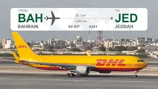 Bahrain to Jeddah 🇧🇭✈️🇸🇦 Economy Class on Saudia A321 | من البحرين إلى جدة السعودية