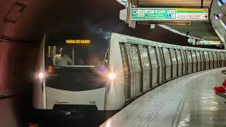Trenul de Metrou Bombardier Movia 346 1008-2008 Crizantema pe Magistrala 4 + o Călătorie