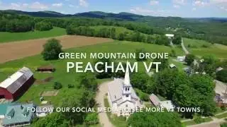 Peacham VT From The Sky - Aerial 4K - Green Mountain Drone