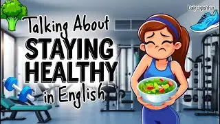 Talking About Staying Healthy 🥗🏃&zwj;♂️ | Learn English the Easy Way