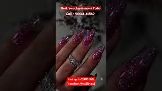 Affordable nail salon | Jaipur Nail salon | nail treatments | Call : 96644 41569 for Appointment #1k