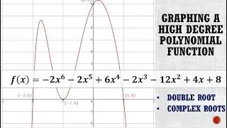 How to Factor and Graph a High Degree Polynomial Function