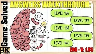 Brain Test: Tricky Puzzles || Level 136, 137, 138, 139, 140 Answers Walkthrough (ENG)