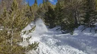 RZR XPTurbo in the snow above Central City, Co