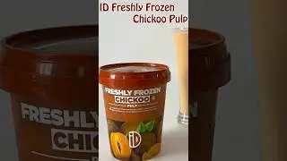 iD Fresh Chikoo Pulp | Chikoo Milkshake #shorts #shortsfeed