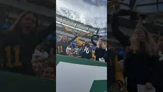 The Steelers fans went WILD after Boz hit that 60-yard field goal 🙌