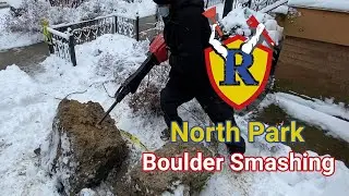 The BOULDER Smashing Crew | North Park Sewer Repair