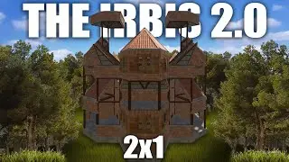 THE IRBIS 2.0 - Best Solo/Duo 2x1 No Brutalist Peek Bunker Base Rust