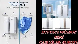 ECOVACS WİNBOT MİNİ CAM SİLME ROBOTU  === TEST EDİYORUZ ===