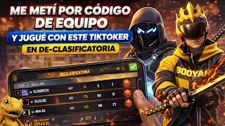 JUGANDO CON OTRO TIKTOKER EN SU DIRECTO EN UNA PARTIDA DE-CLASIFICATORIA 