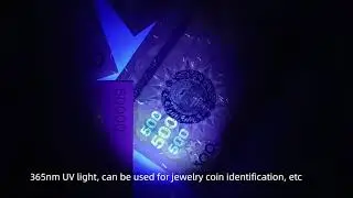 MK63 Multifunctional keychain flashlight bright light and uv light Portable flashlight