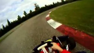 Wayne Thursby at Andersen Race Park in 125cc Rotax Arrow